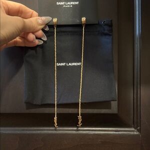 Saint Laurent Opyum Chain Earrings